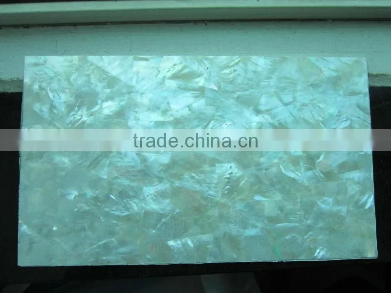 multi layers thick irregular white lip mop shell veneer