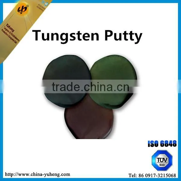 Brown / Black / Green color tungsten putty for weight balance,