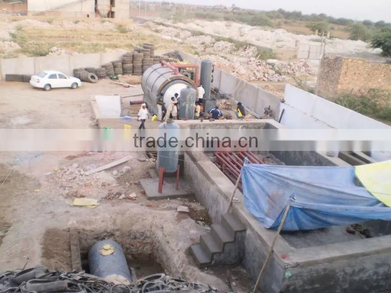 DAYI Good Stability Batch Type Used /Waste Plastic Pyrolysis Plant Convert Plastic To Furnace Oil