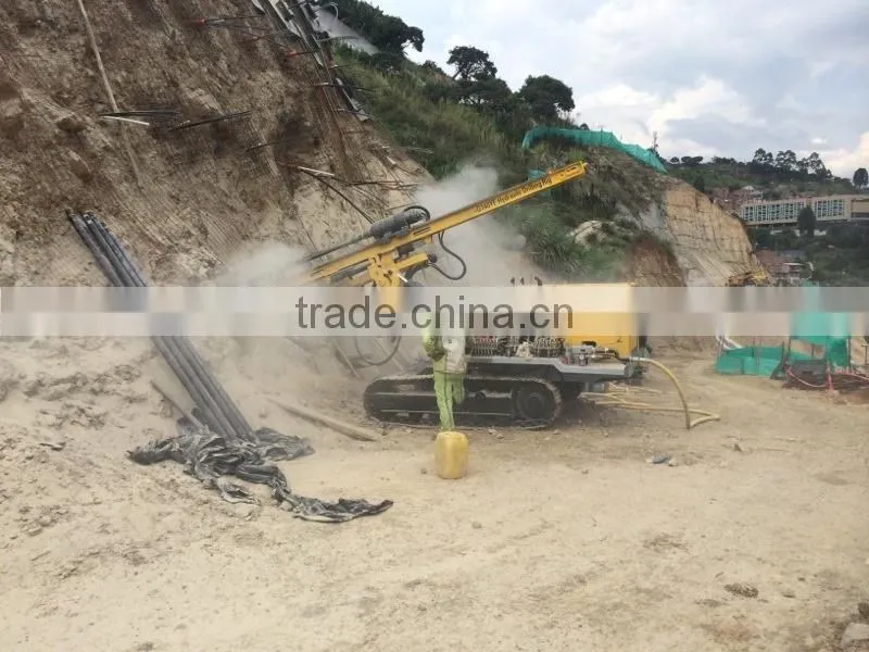 hydralic crawler mining rock drilling rig CTQ-G140YF