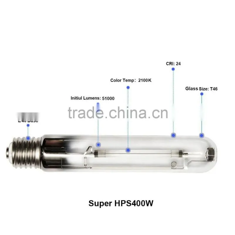 400w HPS HYDROPONICS BULB DUAL SPECTRUM LIGHT