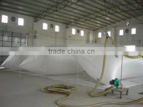 Plastic liquid bladder PVC Flexible and foldable 200 gallon tank