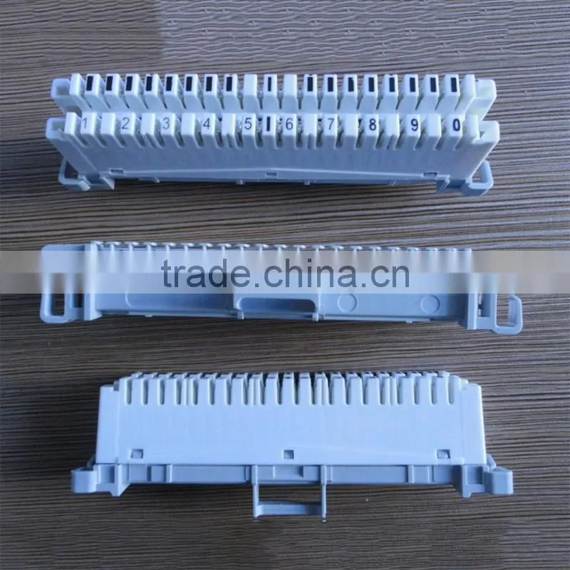 New White 10-Pair Telephone Krone type LSA-PLUS IDC connection module