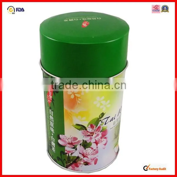 Taiwan alishan tea tin box wholesale by china factory