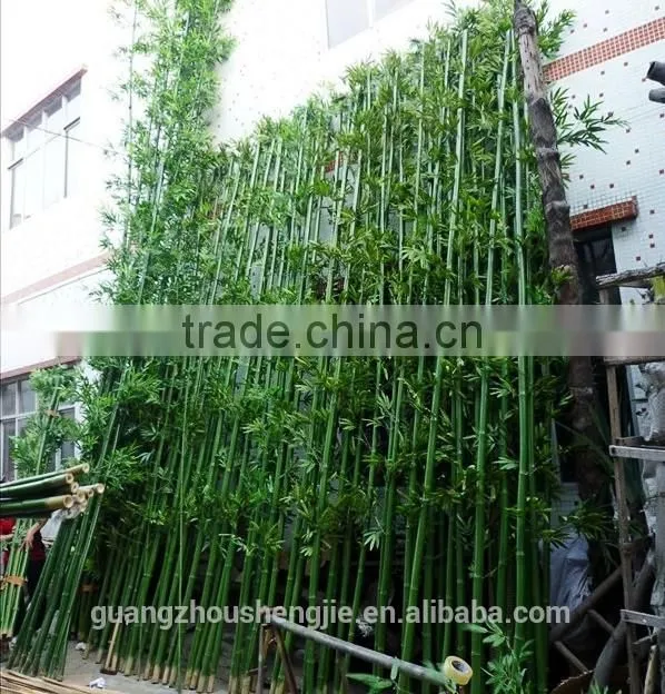 SJLJ013591 artificial tree and plant fake plastic bamboo stick for garden wall decoration