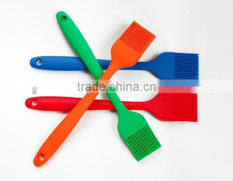 3 sets of cooking tools spatula scraper silicone BBQ oil brush