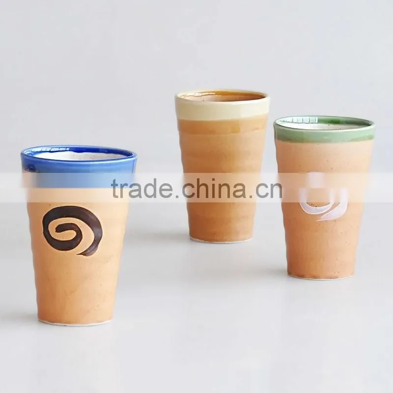 Japan-style ceramic mug with solid color