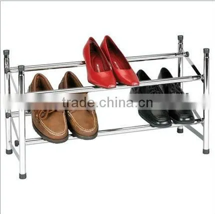Expandable/Stackable Shoe Rack