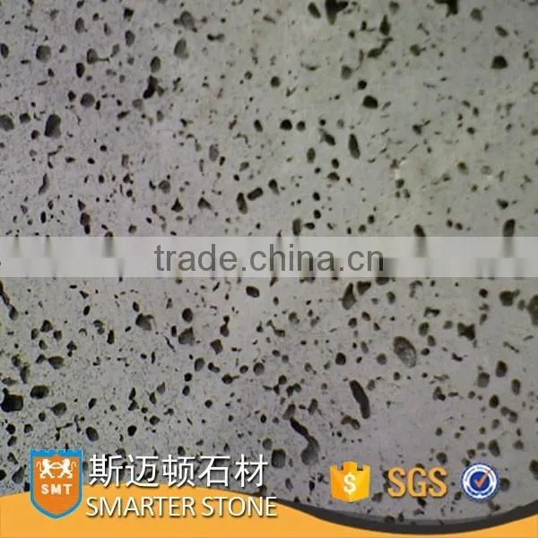Own factory grey basalt stone autumn rain finishing for sell