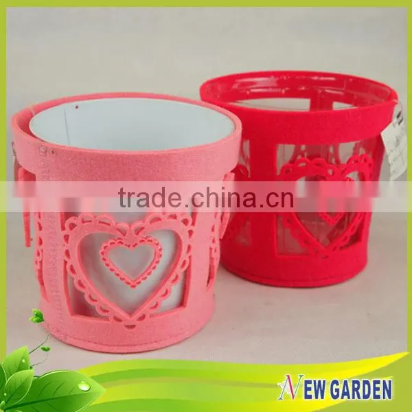 Stylish Promotion High Quality Sturdy Leather Coloured Plant Pots