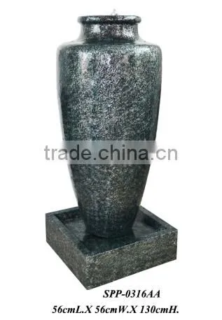 home decor classic water fountain lobby vase decoration