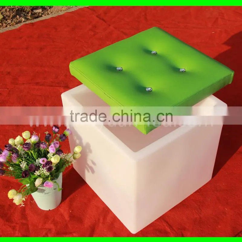 Plastic wholesale nightclub led luminous ice bucket