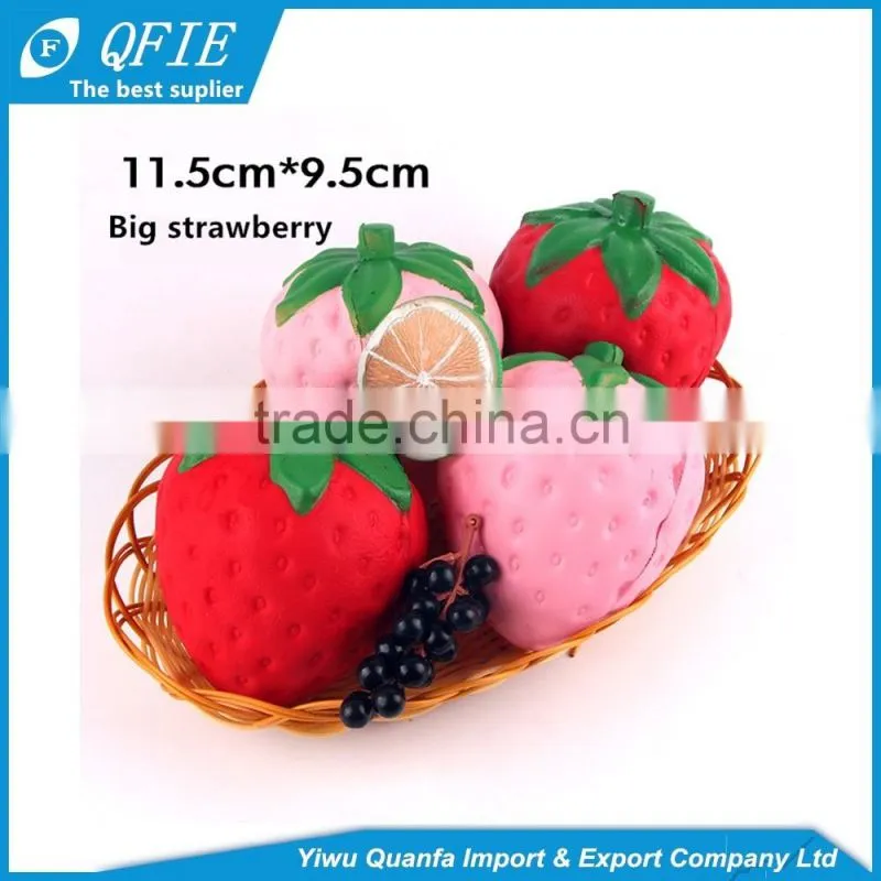 Wholesale 10CM PU foam big peach Kawaii Jumbo squishy licensed toy for children
