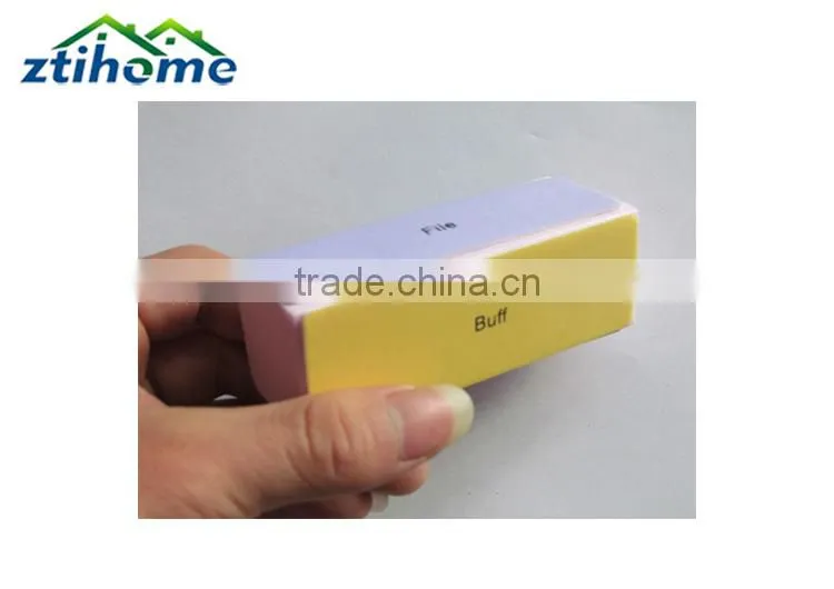 Banana shape emery board nail files for manicure