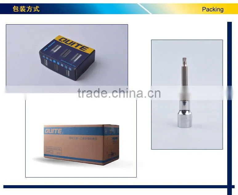 12.5mm twelve points screwdriver bit socket,1/2" twelve points bit socket 100mm length,12.5mm twelve points drive bit socket