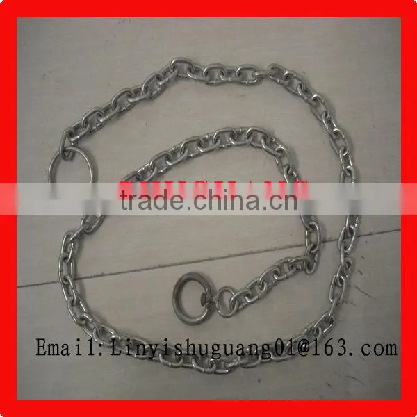 Cheaper Dog Chain With Nylon Handle/Pvc Handle