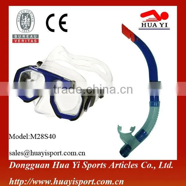 Professional snorkeling or scuba diving silicone mask with resonable price
