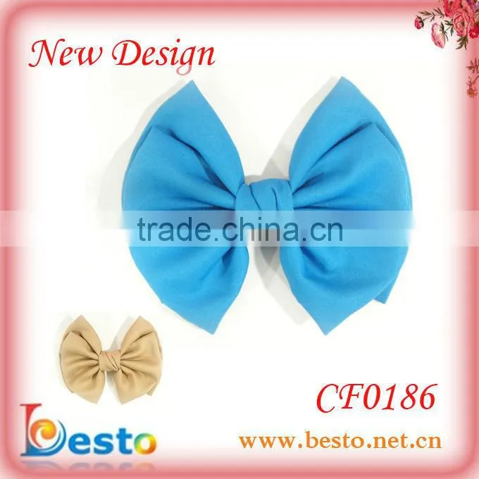 CF0186 Christmas vintage cute adult large hair clip bow