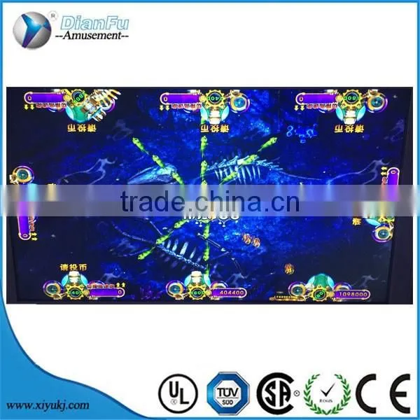 arcade coin operated jellyfish fish hunter fishing ocean monster fishing hunter tickets printer fishing game machine for sale