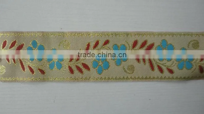 china custom good effect woven ribbon jacquard jacquard woven rug