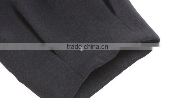 OEM hot sell high quality latest fashion ladies' short front long back white and black colored branded ladies' clothing