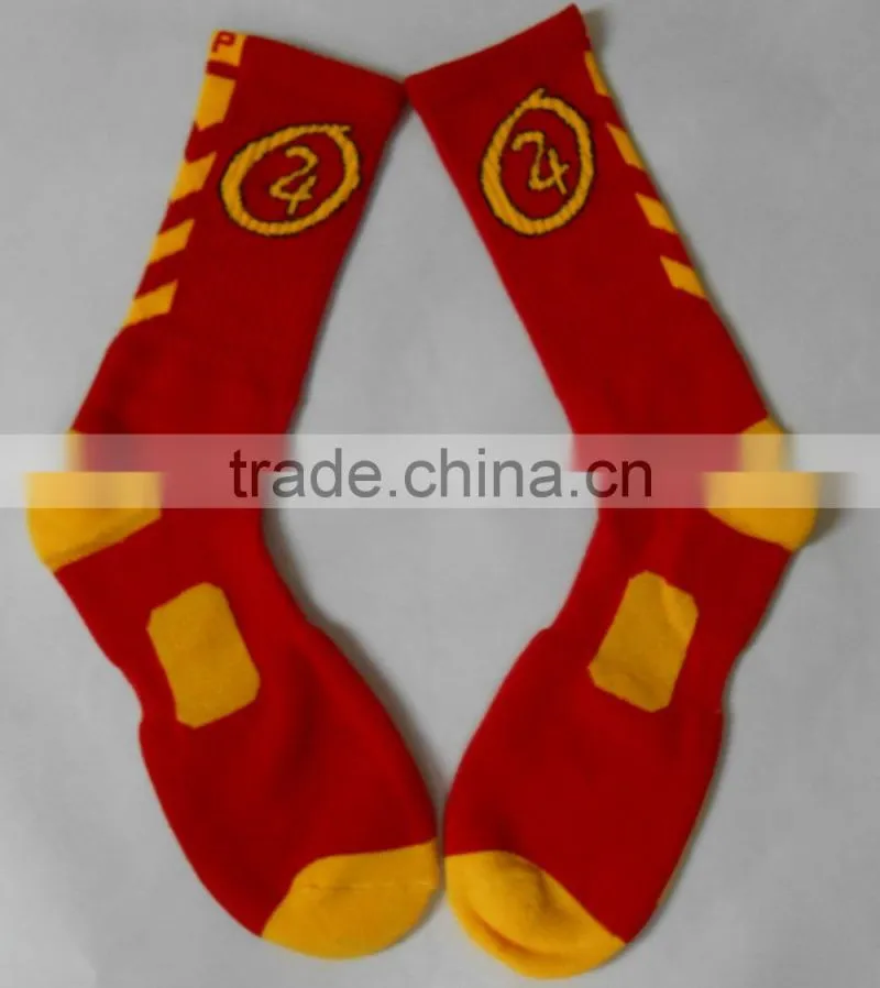 knee high quality wholesale custom basketball sport socks