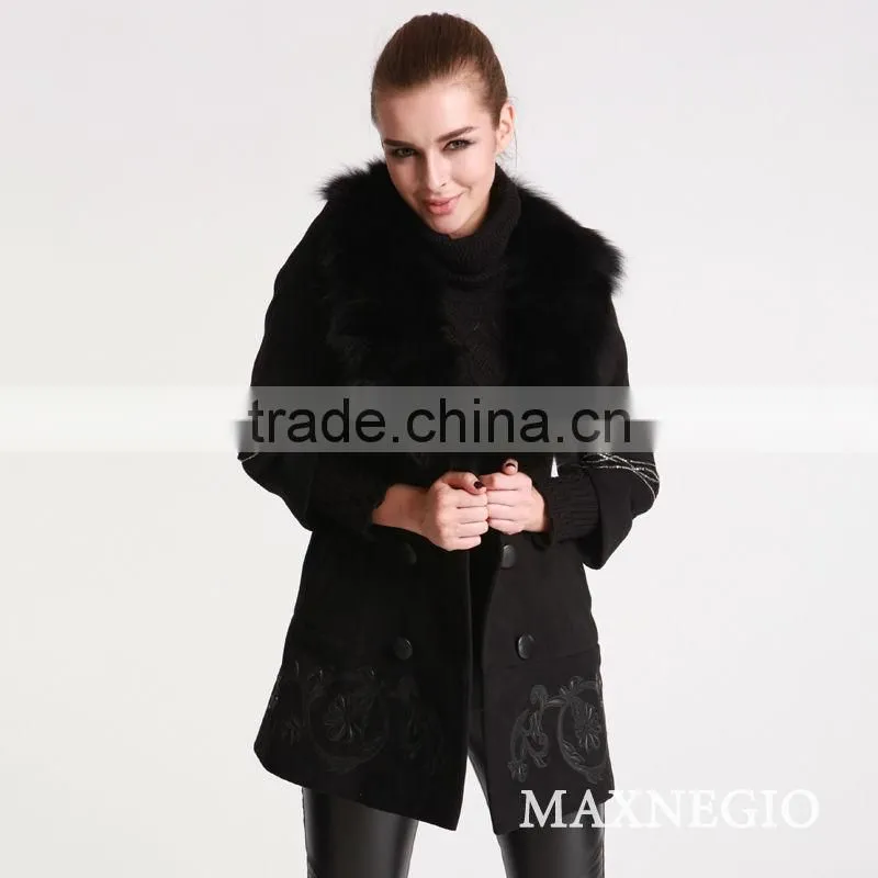 women wool coats fur casual italian winter coats