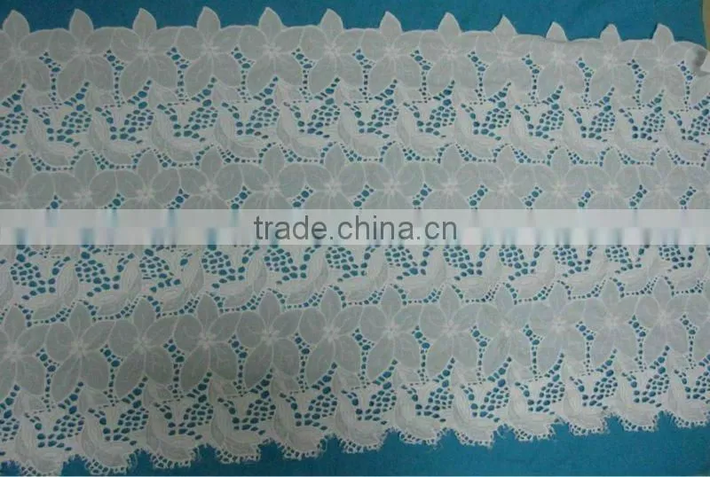 embroidery lace dress fabric