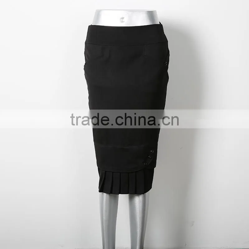 Ladies new design high waist narrow style tight short skirt