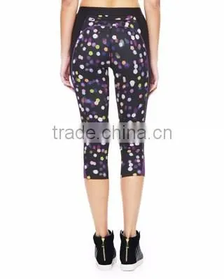 Factory Wholesale Spandex Ladies Fitness & Body Building Printed Leggings