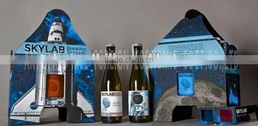 portable paperboard beer packaging box