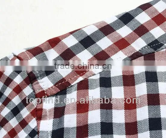 latest new design cotton plaids men shirts shirt manufacturer in China