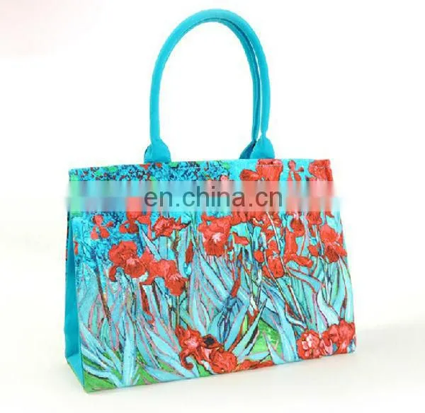 Customized eco printing bag with zipper