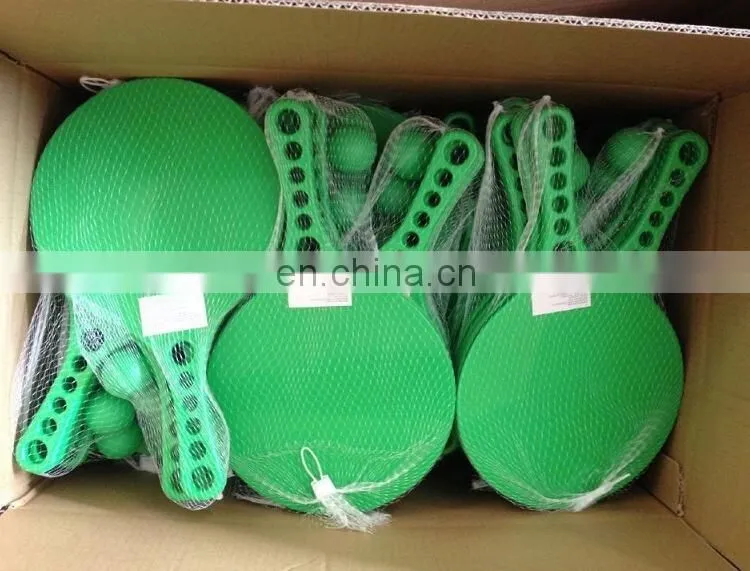 Beach racket with PVC ball and new design racket beach for HDF beach racket set