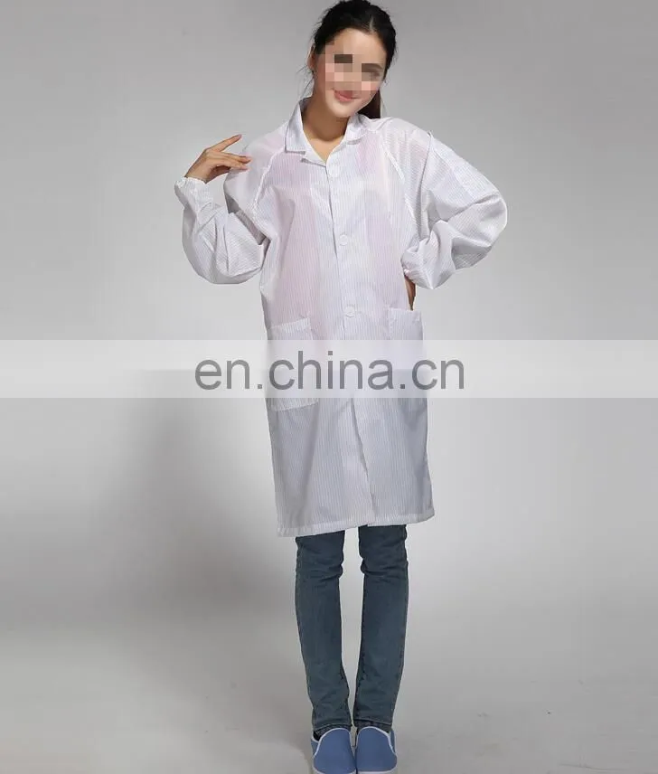 2016 high quality Antistatic cleanroom coverall for workwear
