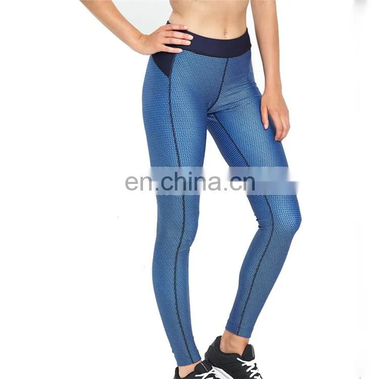 Bold bule curve hugging fit legging pants women