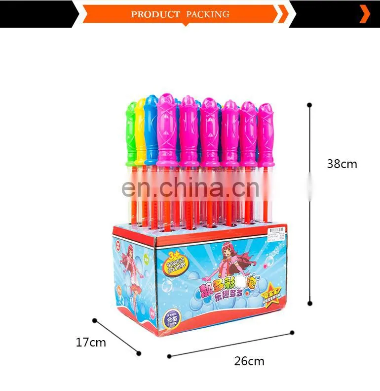 most popular outdoor game rose design bubble stick kids bubble with low price