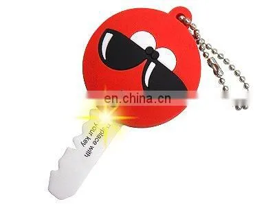 rubbered key cover with LED