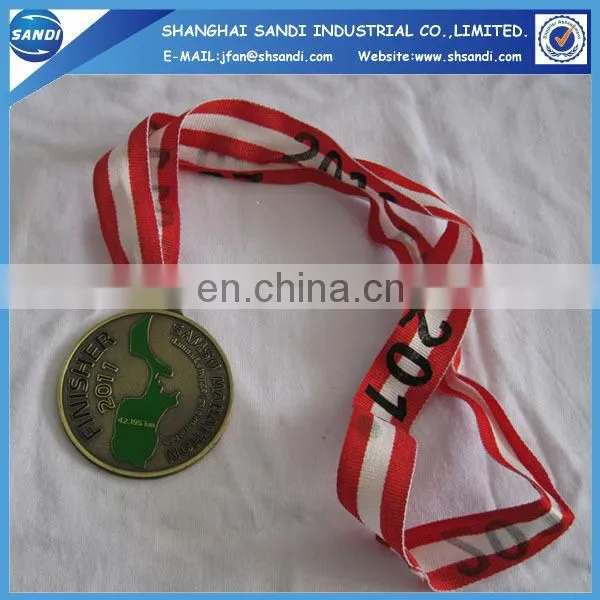 2015 new fashion medal ribbon with custom size