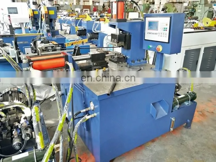 CH-60 Hydraulic horizontal type steel pipe tube end notching machine for good welding