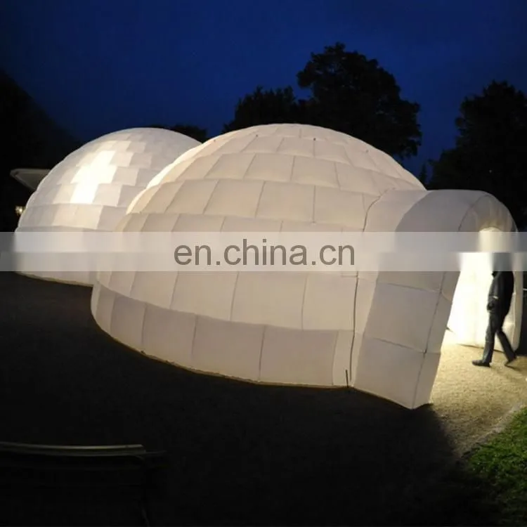 Inflatable Snow Igloo Dome Tent Party Inflatable Stage Cover Tent For Sale