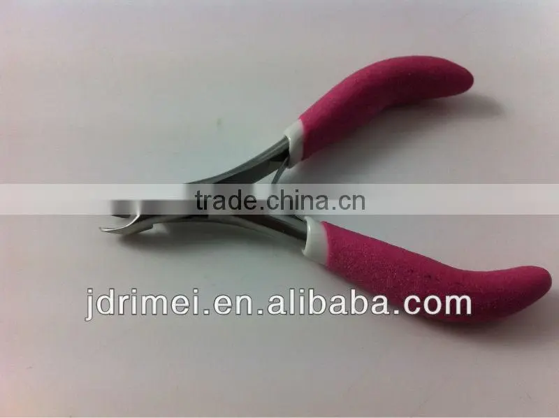 funcy cuticle nail nipper with plastic cover