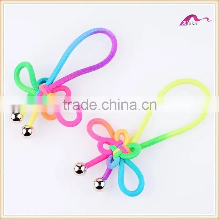 Wholesale Chinese Knot Elastic Hair Ponytail Holder For Girls Accessories