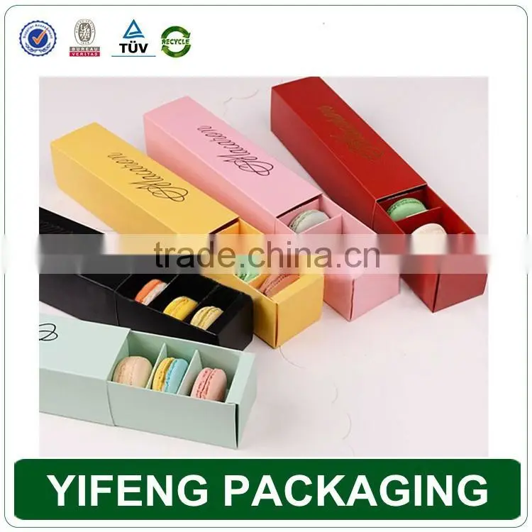 Food packaging paper biscuits box with pvc windows
