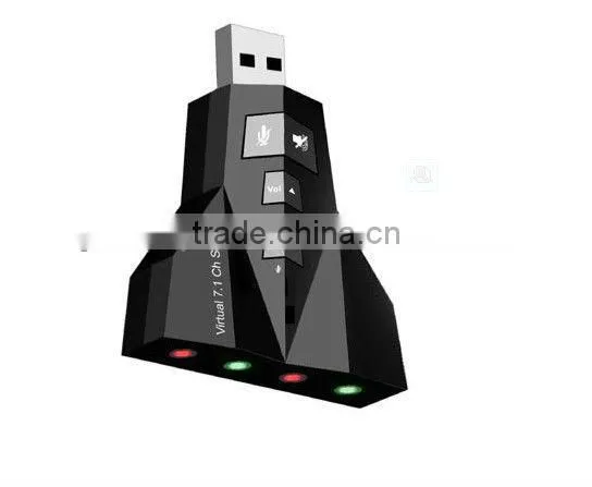 USB to 3D AUDIO SOUND CARD ADAPTER VIRTUAL 7.1 ch