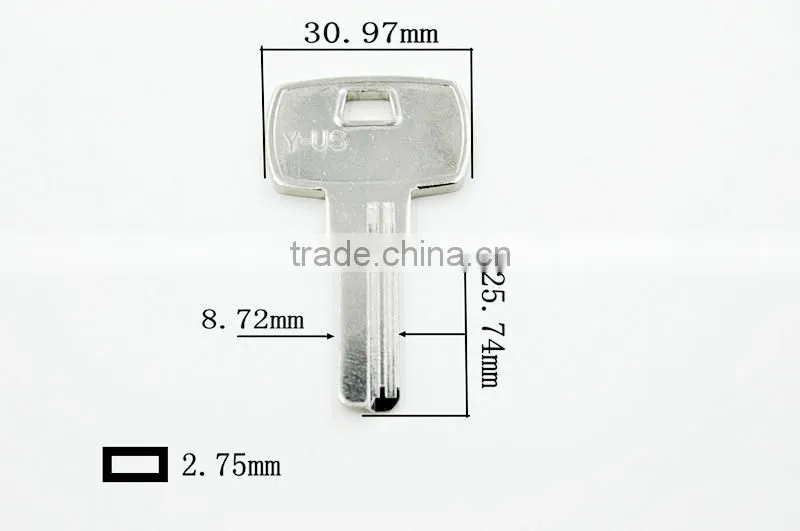 Y-US High quality door key blank