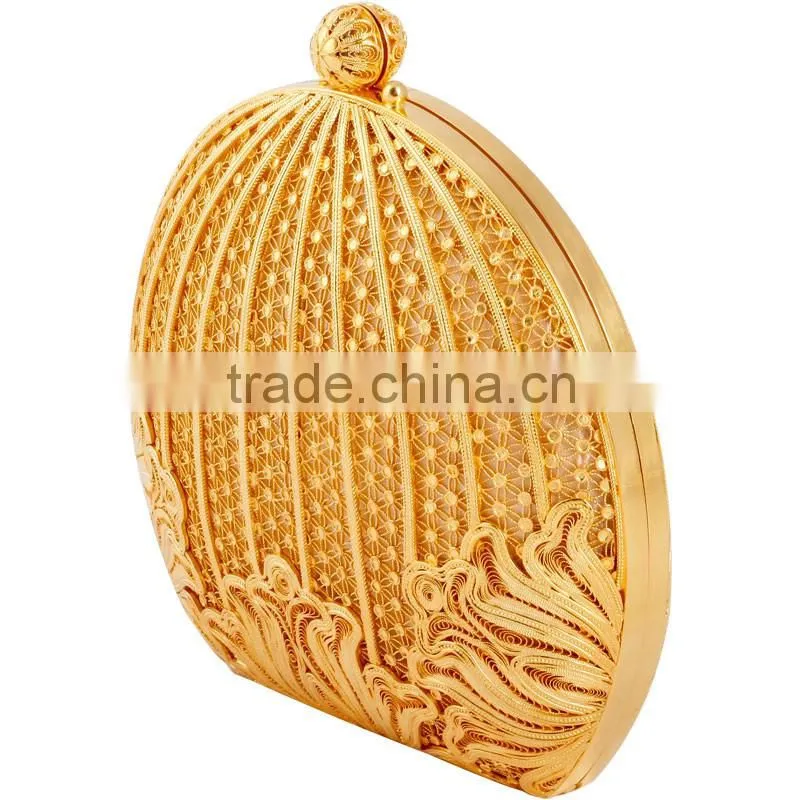 APEC China rose handbag set filigree handbag