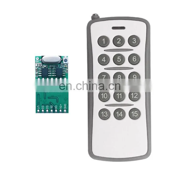 Small size 433MHZ wireless RF receiver decoder module, remote control receiver board