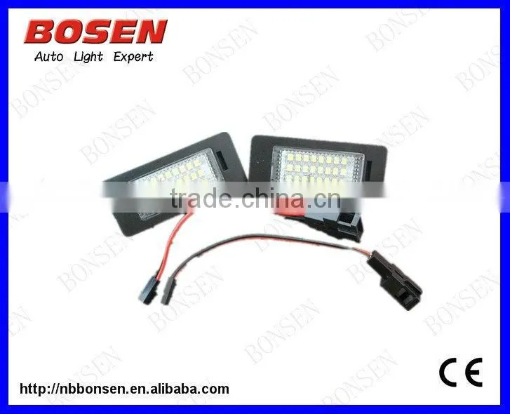 2014 hot design Q5 LED licence plate lamp with no errors, no warnings, no flickers, no OBC errors,super bright
