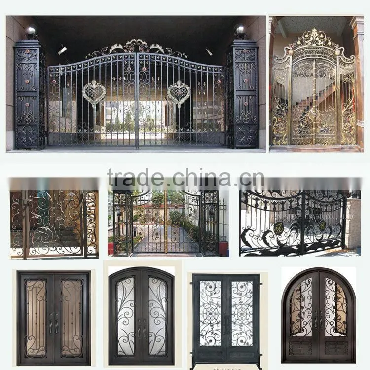 Top manufacturer classical design garden gate iron gate